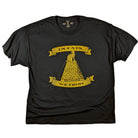 Mens Cat Dollar Bill Pyramid Beefy Tee