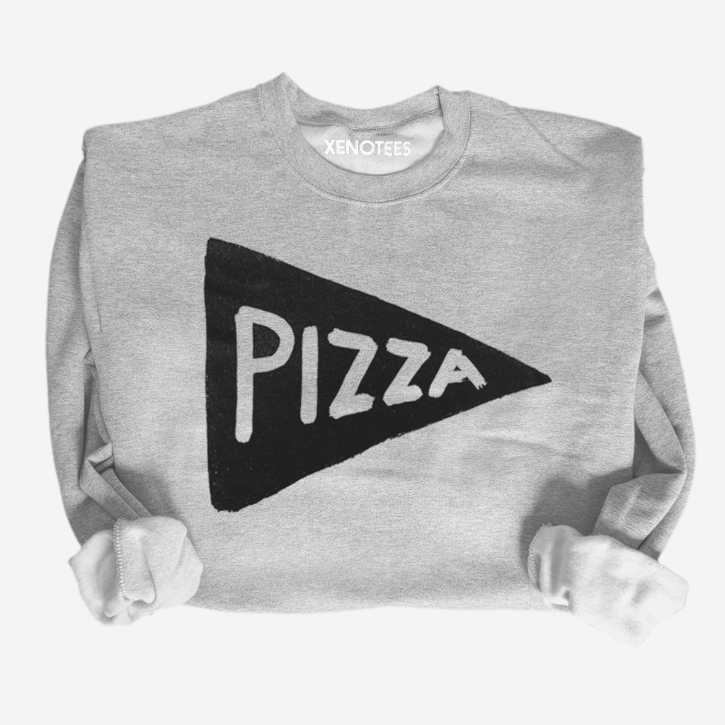 Oversized Pizza Sweatshirt Men