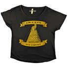 Womens Gold Metallic Cat Lovers Pyramid Graphic Tshirt