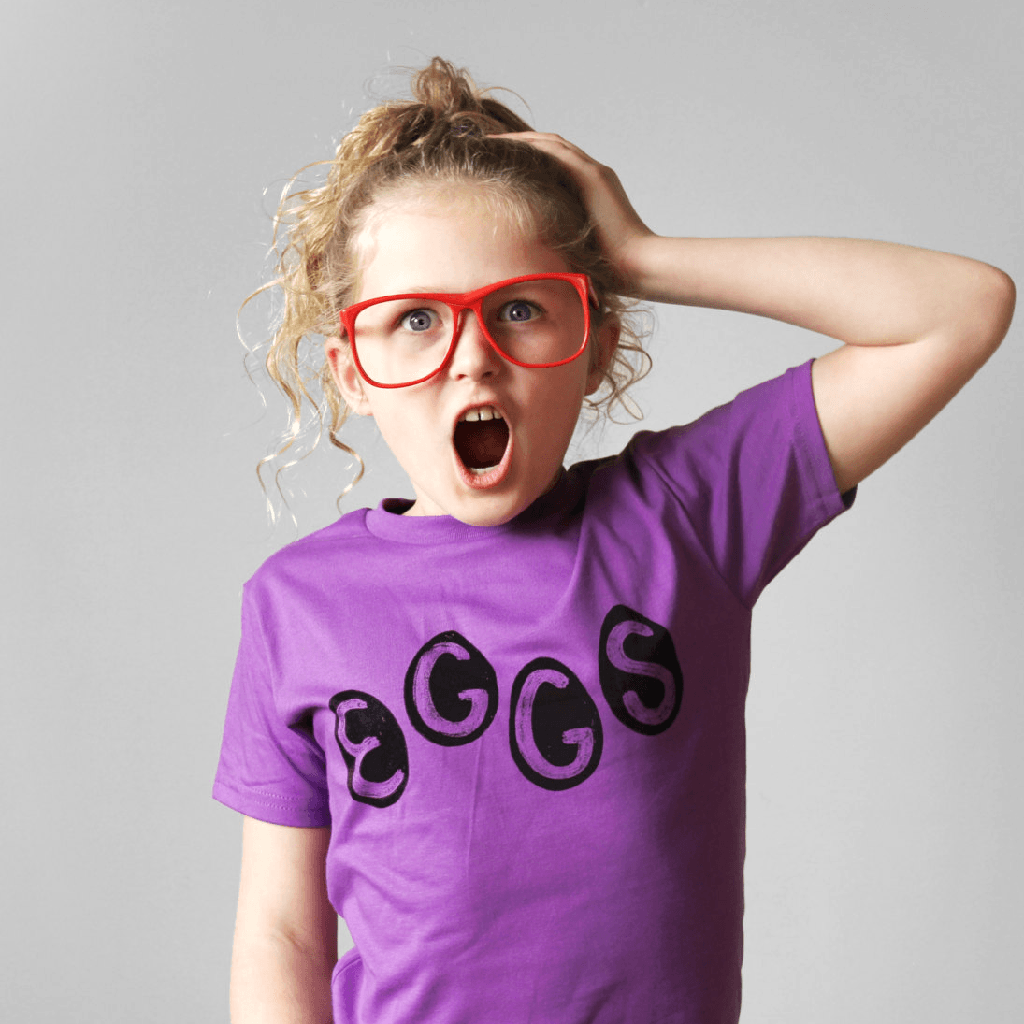 Kids Organic Eggs Shirt by Xenotees