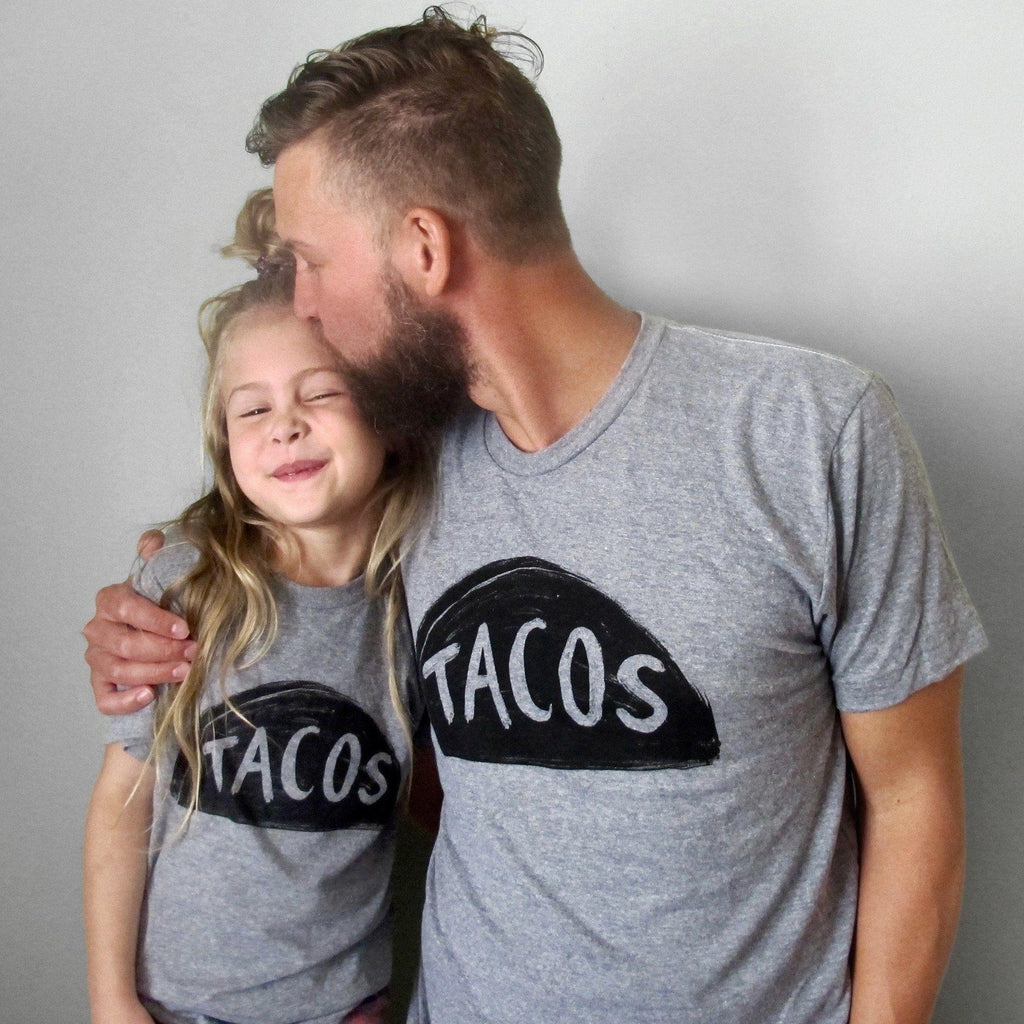 Father Son Daughter Matching Taco T Shirts by Xenotees