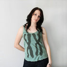 Womens XX Tank Top T-shirt in Mint Green by Xenotees