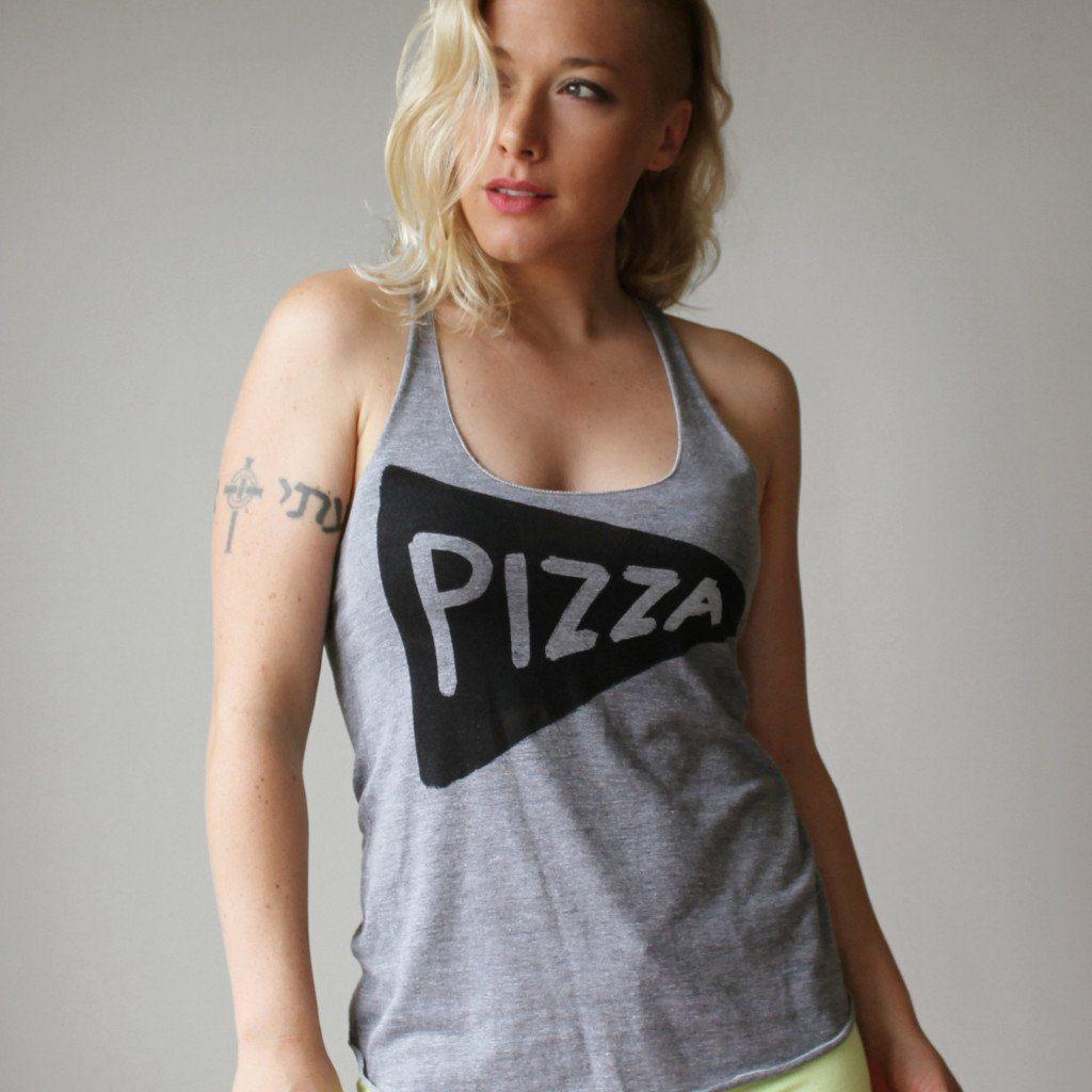 Women's Pizza Party Tank Top by Xenotees