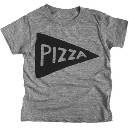 Funny Kids Pizza Graphic T Shirt