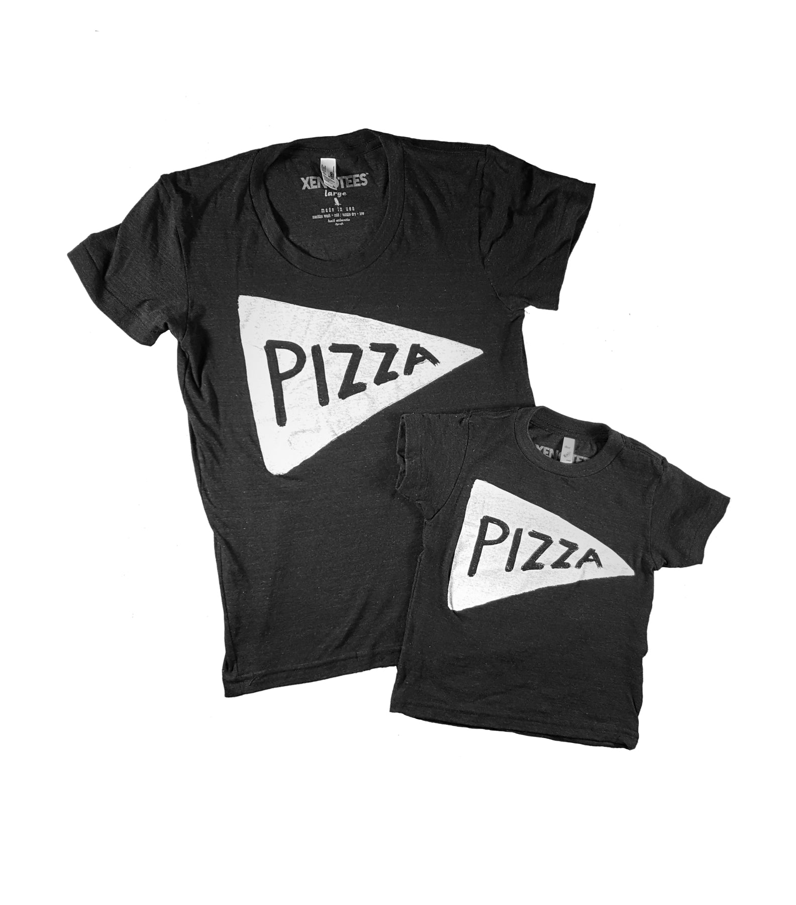 Mommy and Me Matching Pizza Shirts by Xenotees