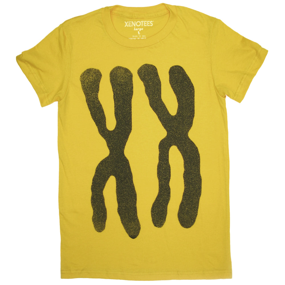 Organic Womens XX Chromosomes T-shirt by Xenotees