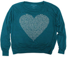 Womens Collective Animal Nouns Heart Pullover by Xenotees